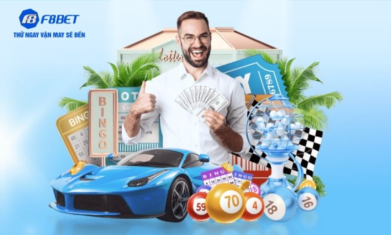 Các loại hình xổ số được tích hợp trong f8bet